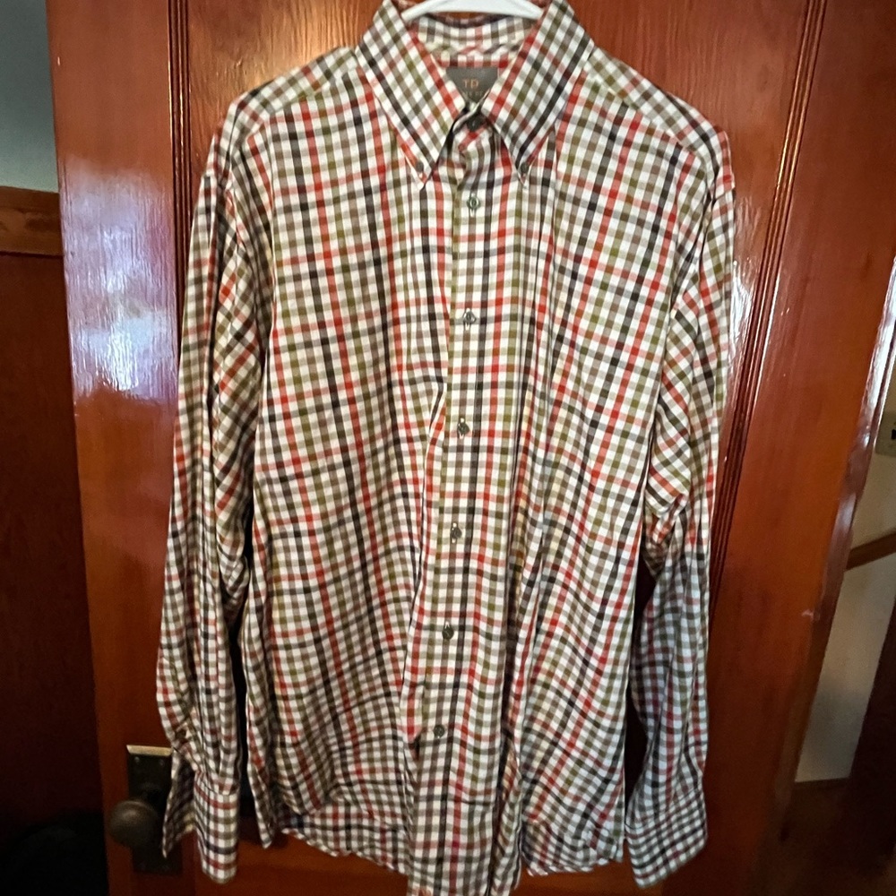 Thomas Dean long sleeve Oxford